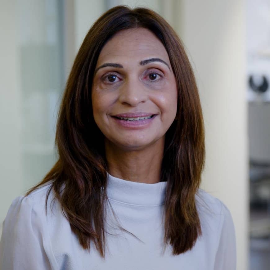 teen patient smiling