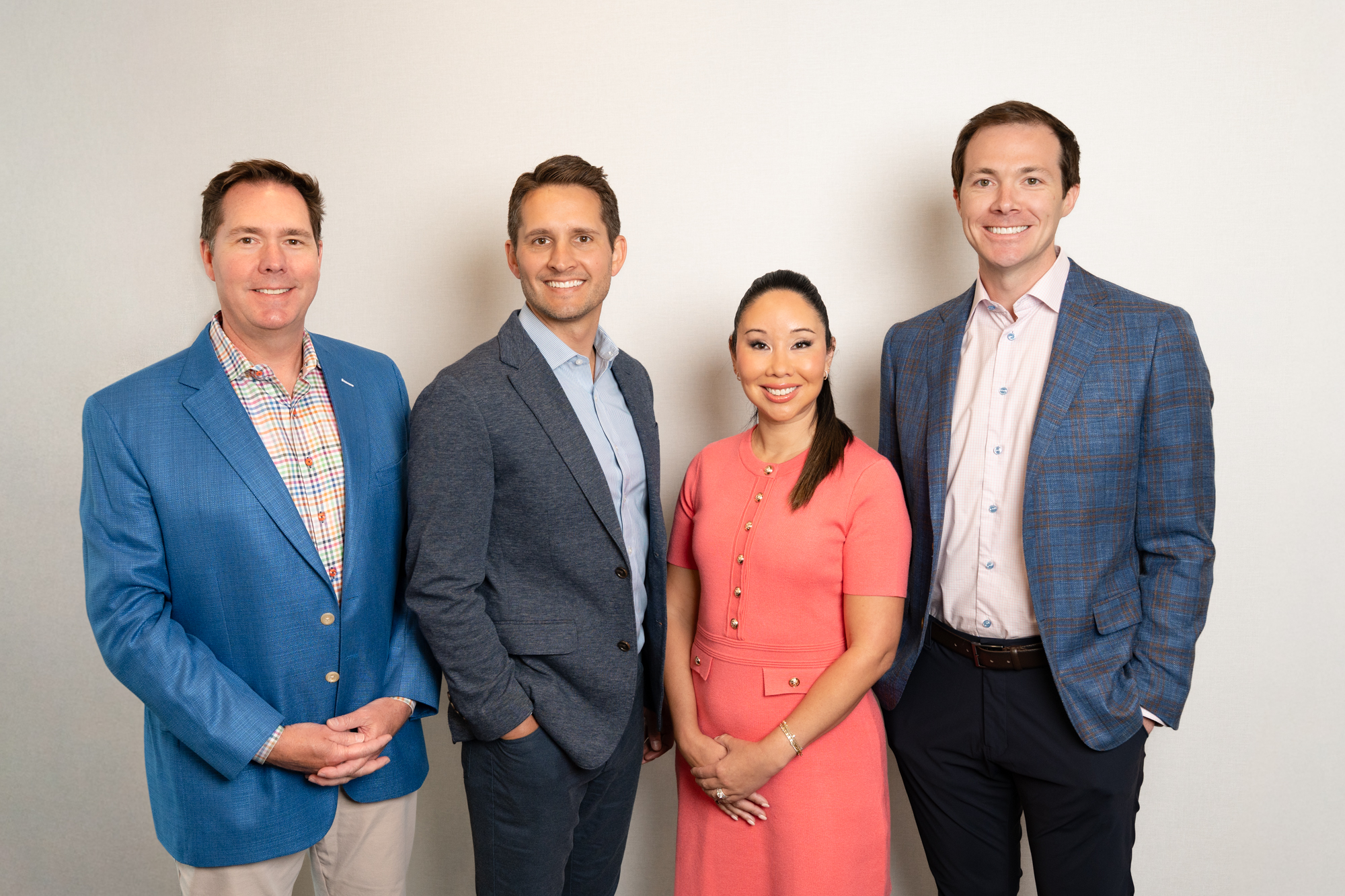 The four orthodontists of Ovation Orthodontics