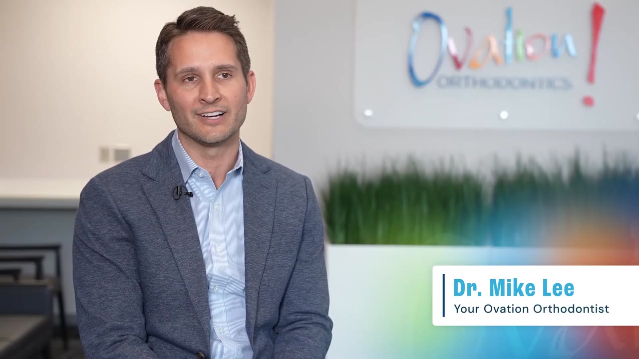 Dr. Mike Lee in the Meet Ovation Orthodontics video